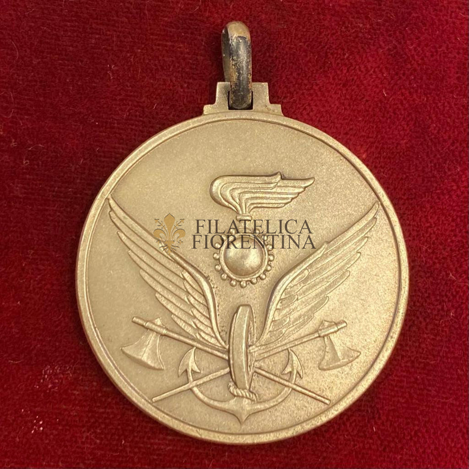 Medaglia in argento 800‰ "Reggimento Genio Ferrovieri" - Esercito Italiano