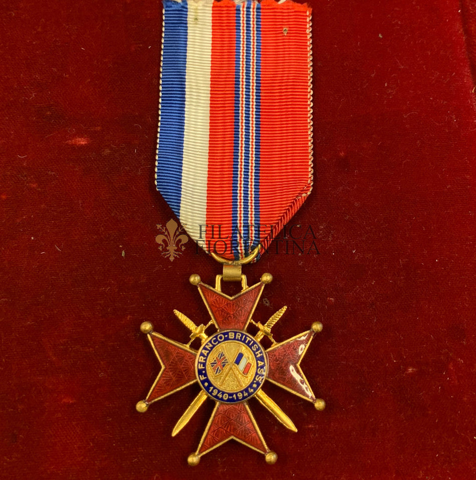 Medaglia a Croce d'Onore dell'Associazione Franco-Britannica - 1940/1944