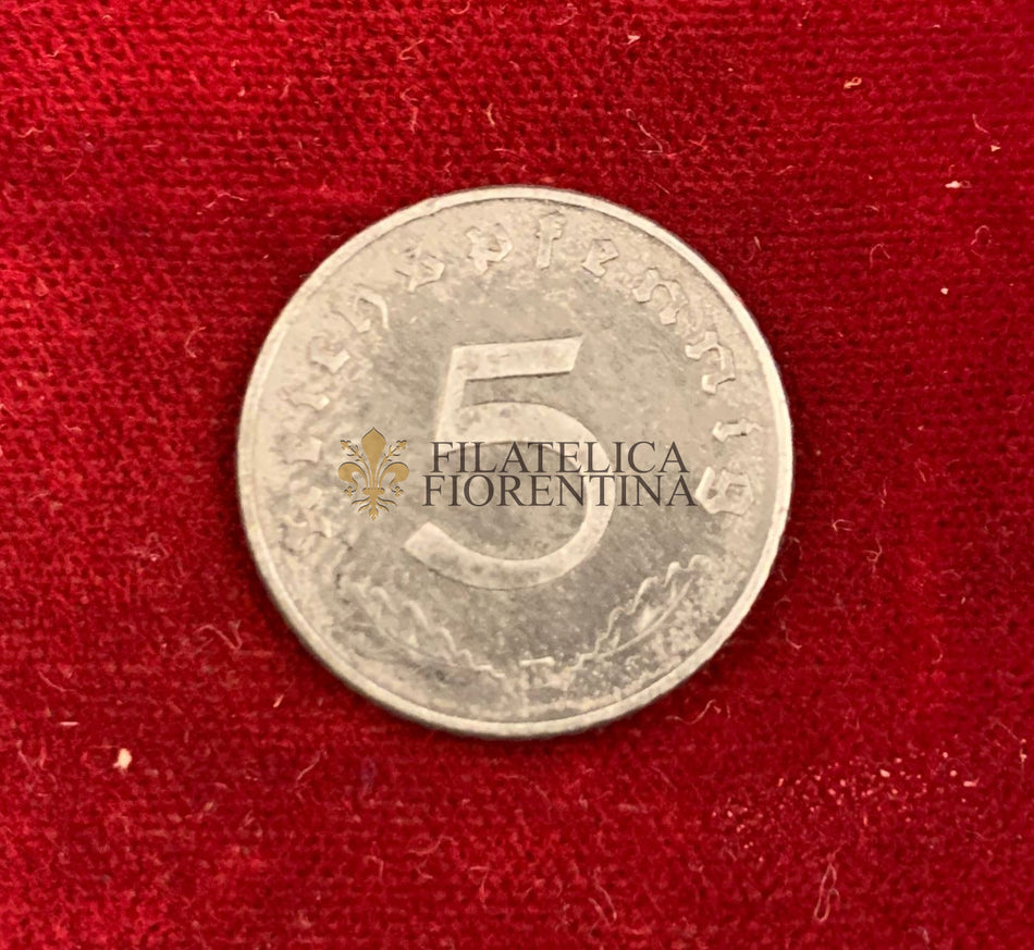 5 reichspfennig - Terzo Reich - Germania 1940 - 1945