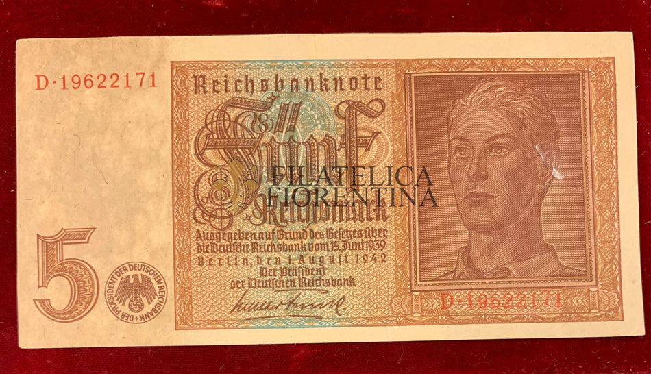 5 reichsmark - Terzo Reich - Germania 1929
