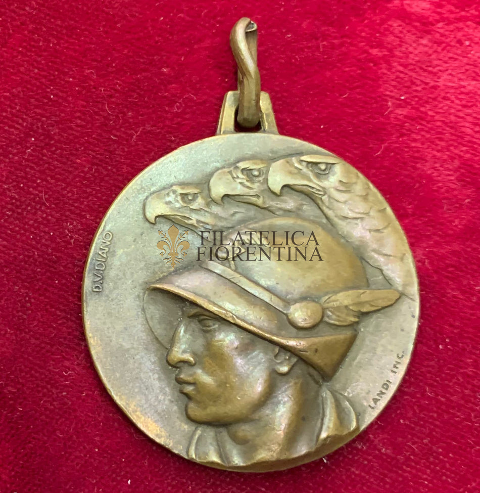 Medaglia della XIII^ Adunata annuale del 10° Alpini a Napoli 1932