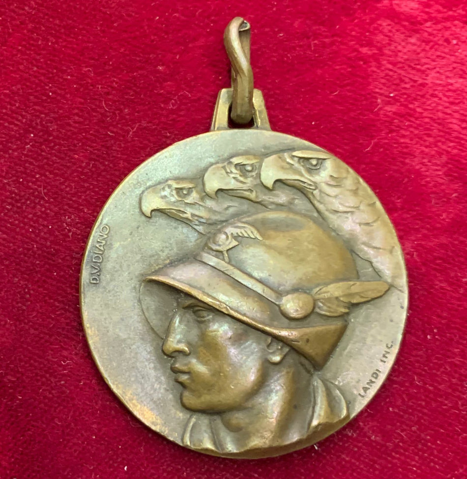 Medaglia della XIII^ Adunata annuale del 10° Alpini a Napoli 1932