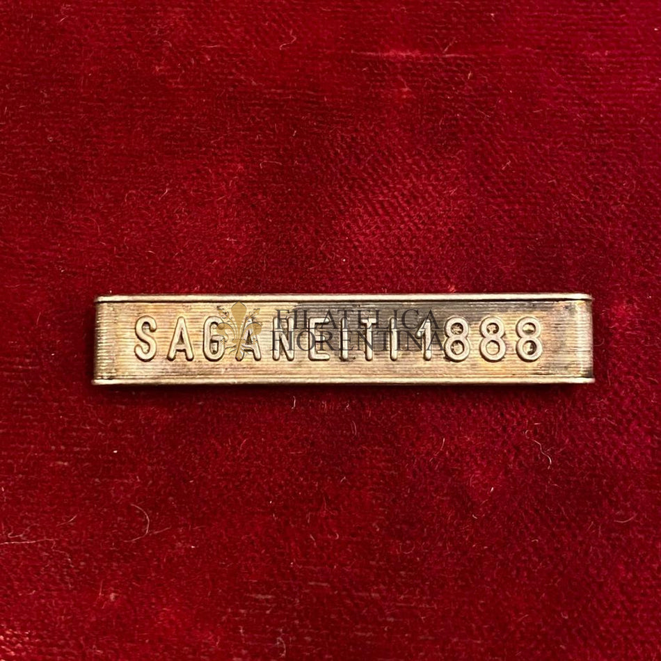 Fascetta per medaglia  " SAGANEITI 1888 "