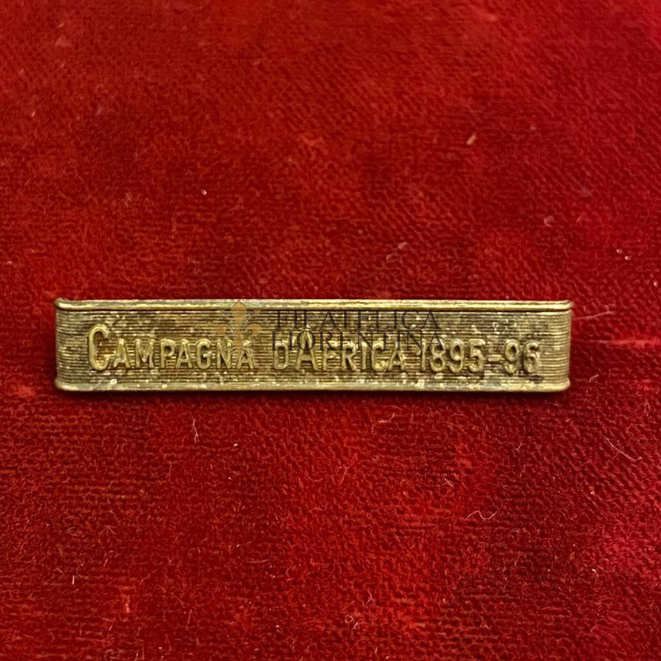 Fascetta per medaglia " CAMPAGNA D'AFRICA 1895 - 96 "