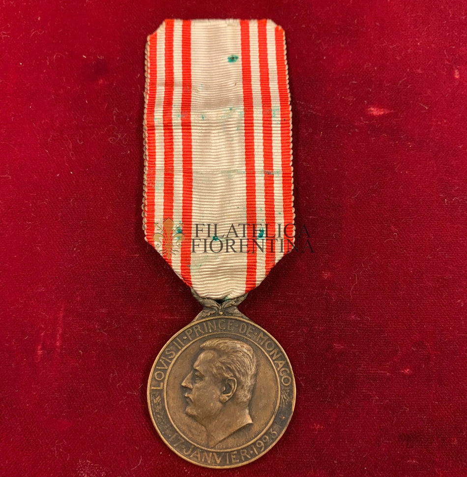 Principato di Monaco - Medaglia d'Onore - Louis II Prince de Monaco 1923