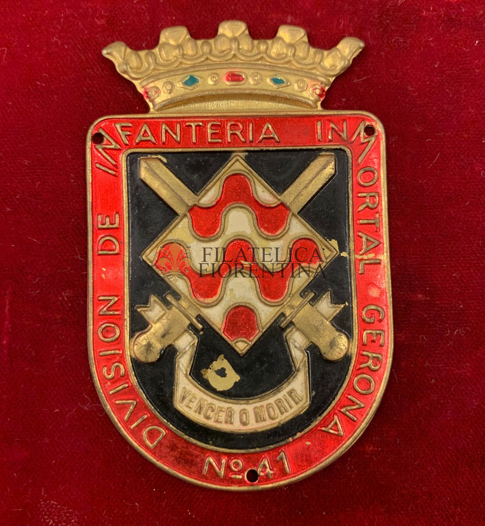 Spagna - Scudetto da braccio "41^ Division de Infanteria Immortal de Gerona"