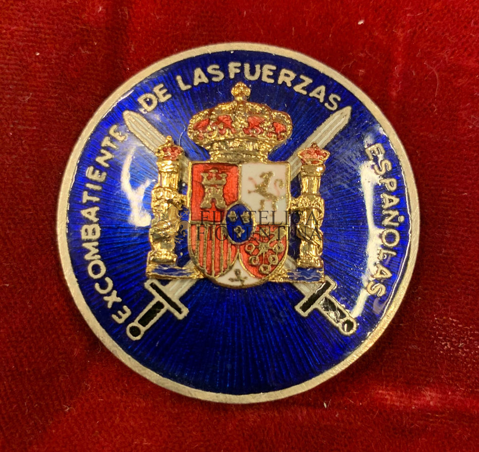 Spagna - Distintivo da petto "Ex Combatiente de las fuerzas Espanolas"