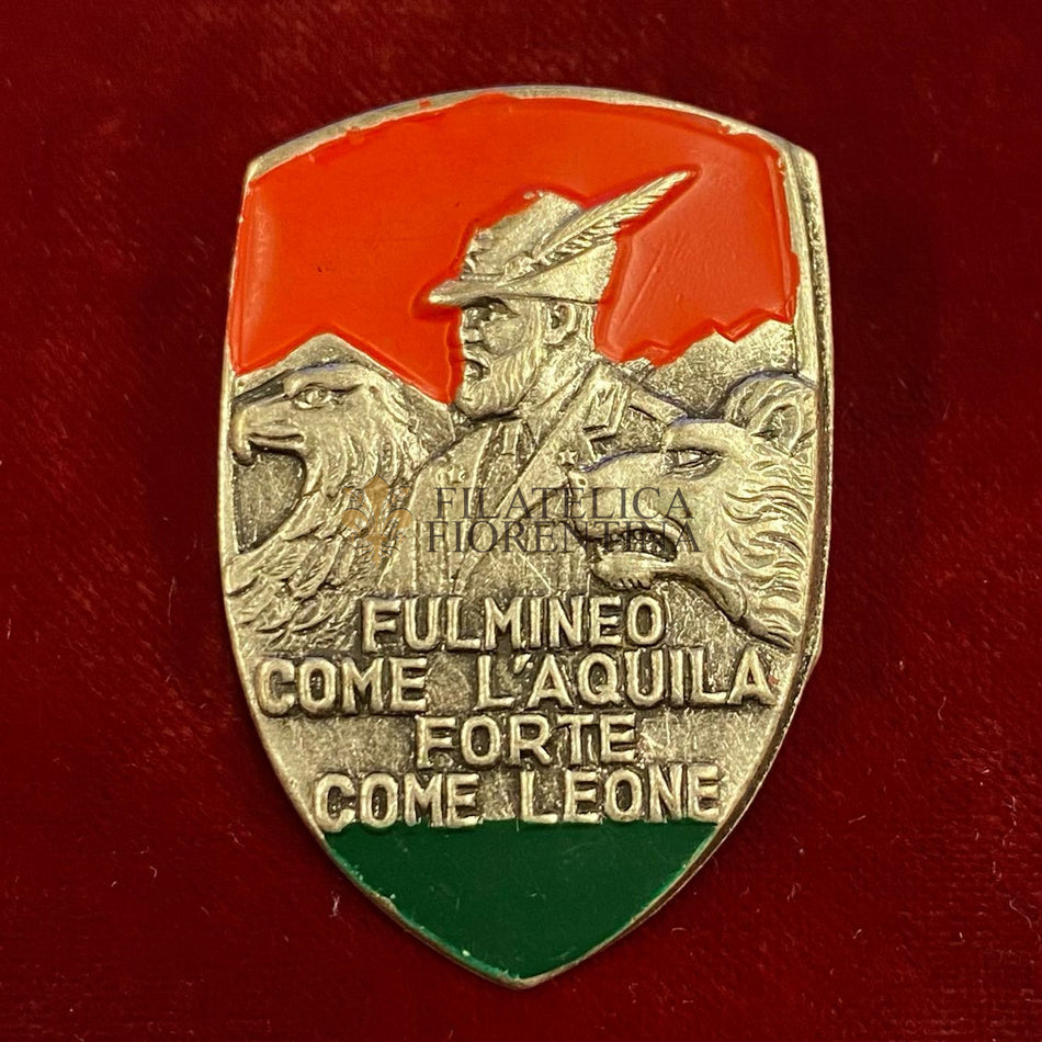 Distintivo comm. reparti Alpini "Fulmineo come l'aquila, forte come leone"