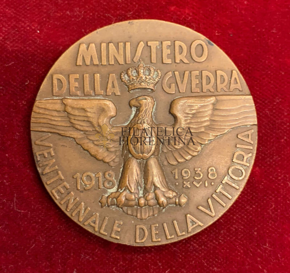 Medaglia "Ministero della Guerra - Ventennale della Vittoria 1918/1938" - FERT