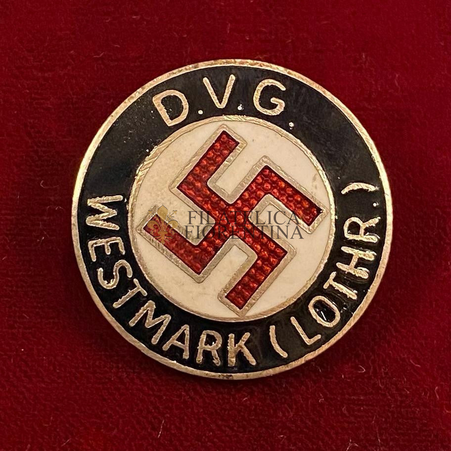 Distintivo di propaganda politica "D.V.G Westmark (Lothr.)"