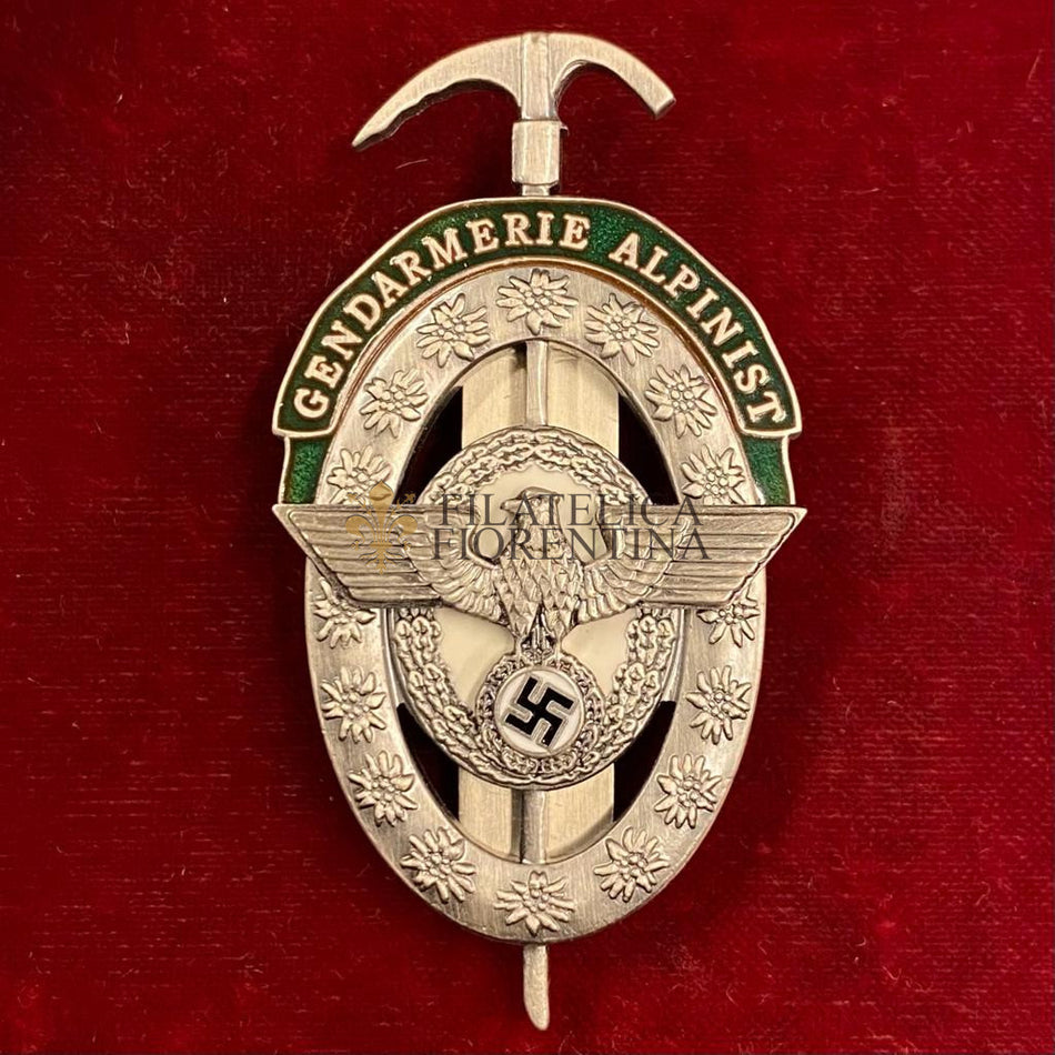 Distintivo della "Gendarmerie alpinist" - difettato