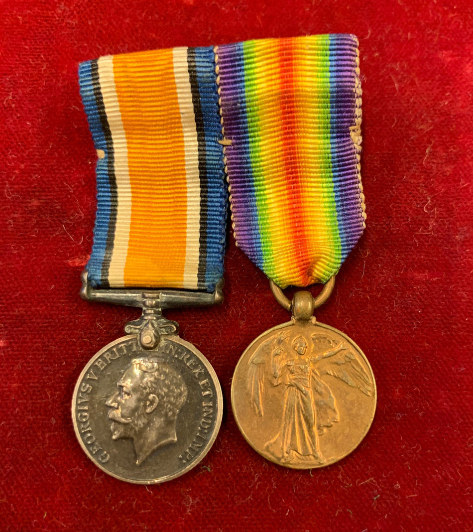 Blocco di 2 medaglie della 1^ Guerra Mondiale