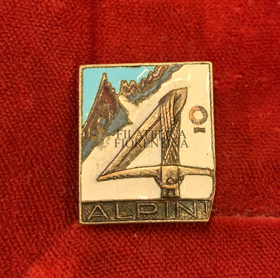 Distintivo a spilla "4° Reggimento Alpini"
