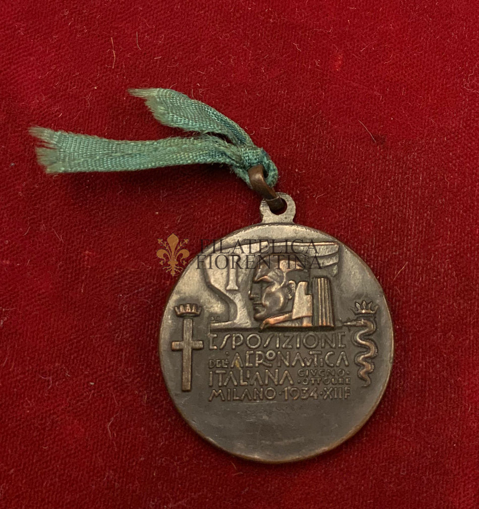Medaglia "Esposizione dell'Aeronautica Italiana" Milano 1943