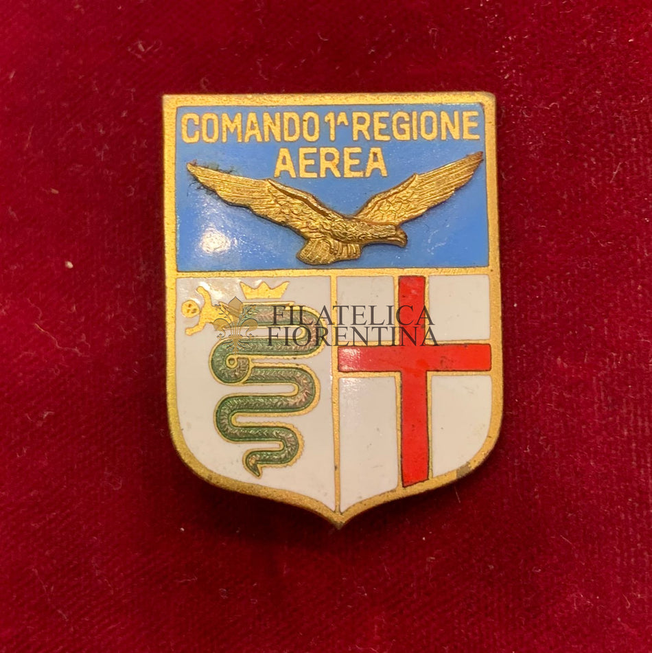 Distintivo Aeronautica Militare "Comando 1^ Regione Aerea" S. Johnson