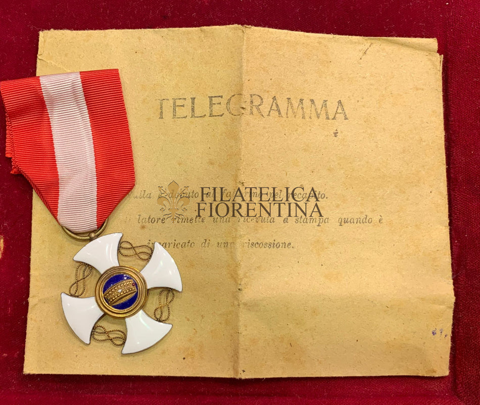 Cavaliere - Ordine della Corona d'Italia - custodia originale