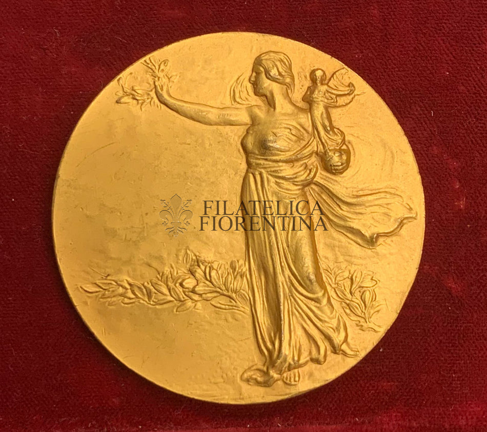Medaglia della Reale Federazione Giochi Italiani "Comitato VIII^ Zona Firenze" Coppa Mangani Livorno 1939 A. XVIII