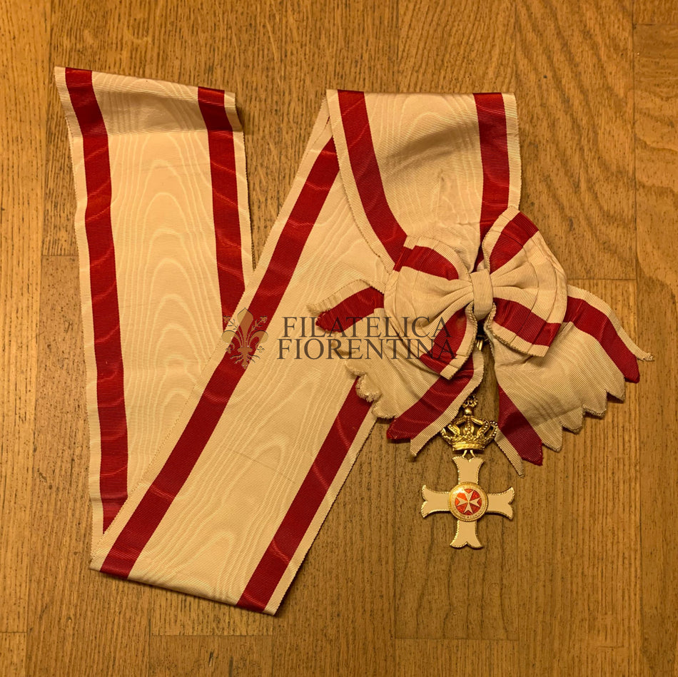 Gran Croce - Fascia dell' Ordine Cavalleresco pro Merito Melitensi - Sovrano Militare Ordine di Malta