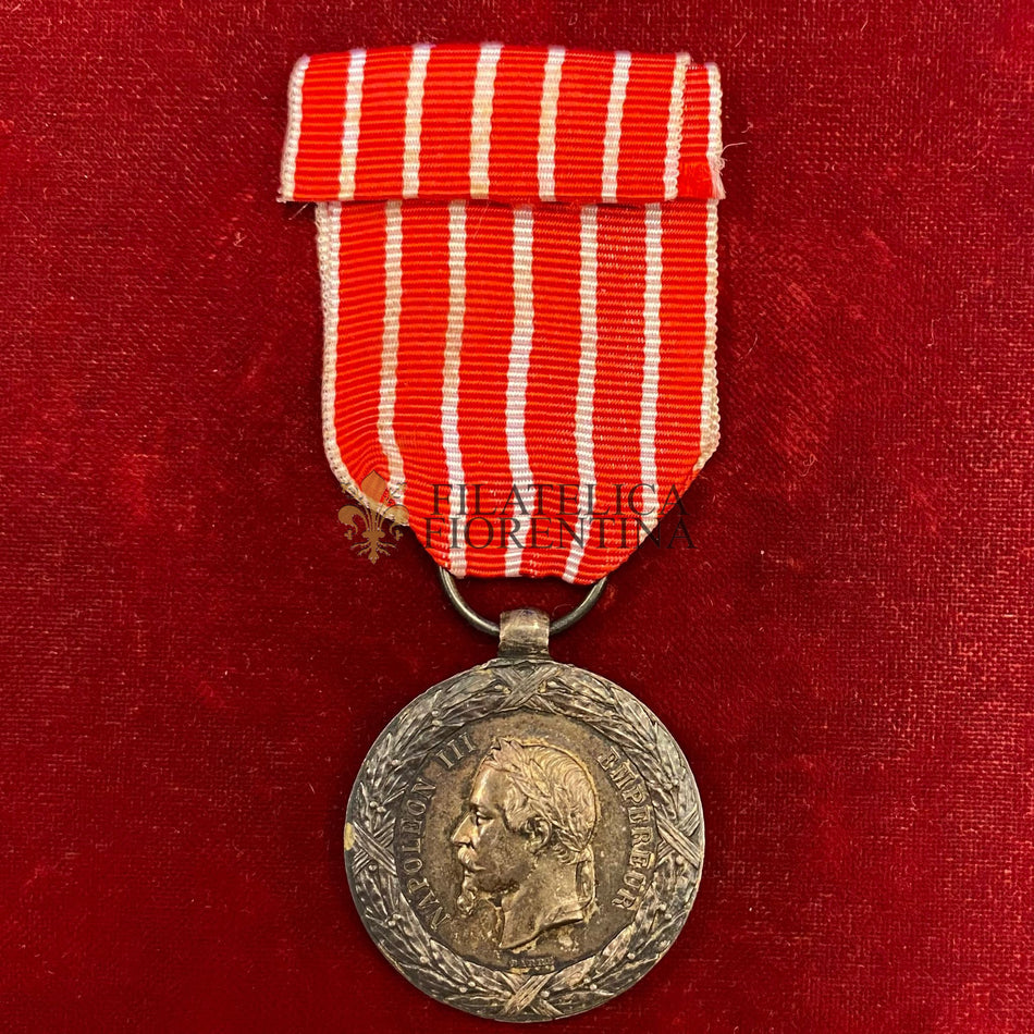 Medaglia francese Commemorativa della II^ Guerra d'Indipendenza Italiana