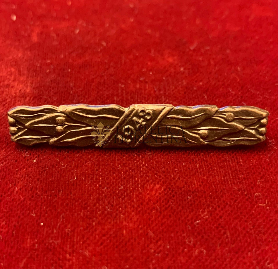 Fascetta “1943”  in bronzo - 2^ Guerra Mondiale