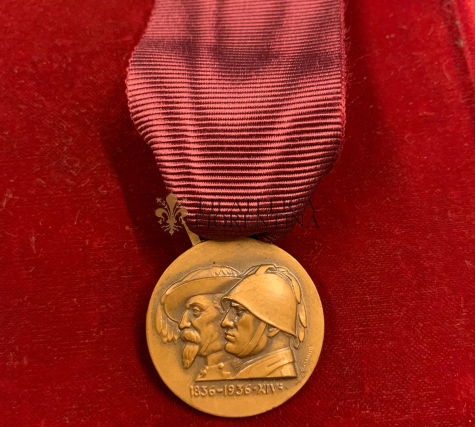 Medaglia A.N.B. "1° Centenario dei Bersaglieri" 1836 - 1936