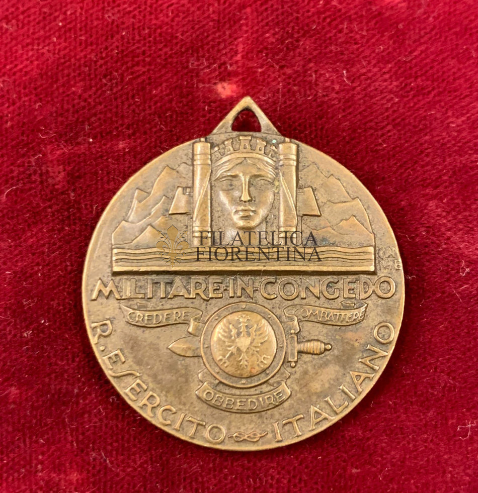 Medaglia Militari in Congedo "Commissariato Militare Sussistenza" Regio Esercito Italiano