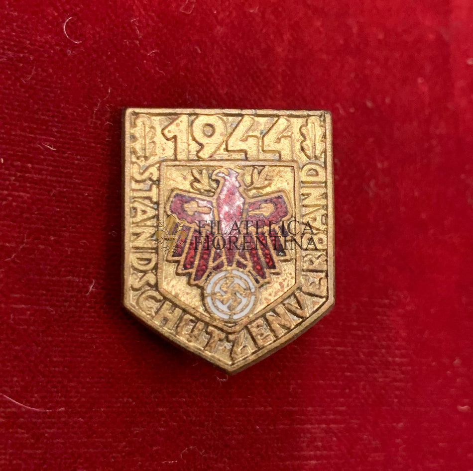 Distintivo Germania Nazista "Standschützenverband" 1944 - Associazione "Tira al Bersaglio"