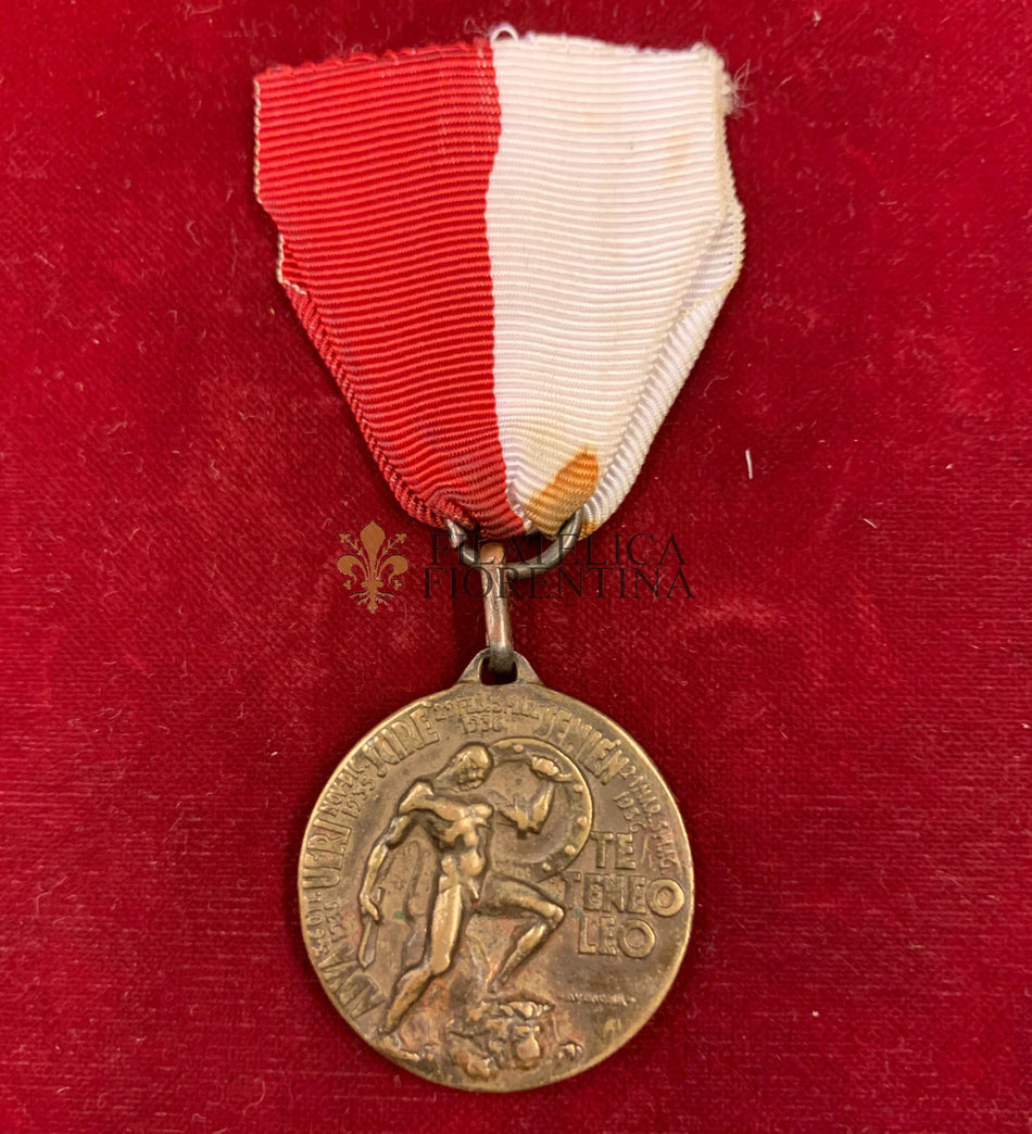 Regno d'Italia - Medaglia "Divisione Gavinana 1935 A. XIII - 1936 XIV"
