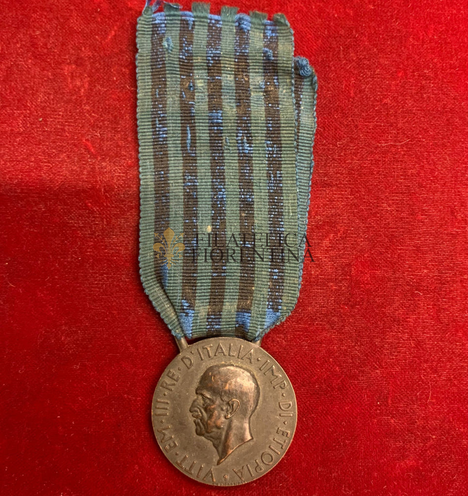 Medaglia commemorativa delle operazioni militari in Africa Orientale - Zecca Coronata
