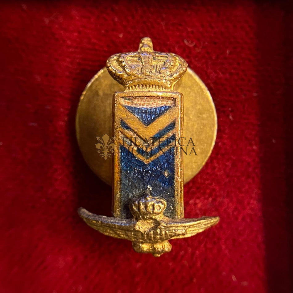 Distintivo grado militare 1° Aviere - Regia Aeronautica - da abito civile