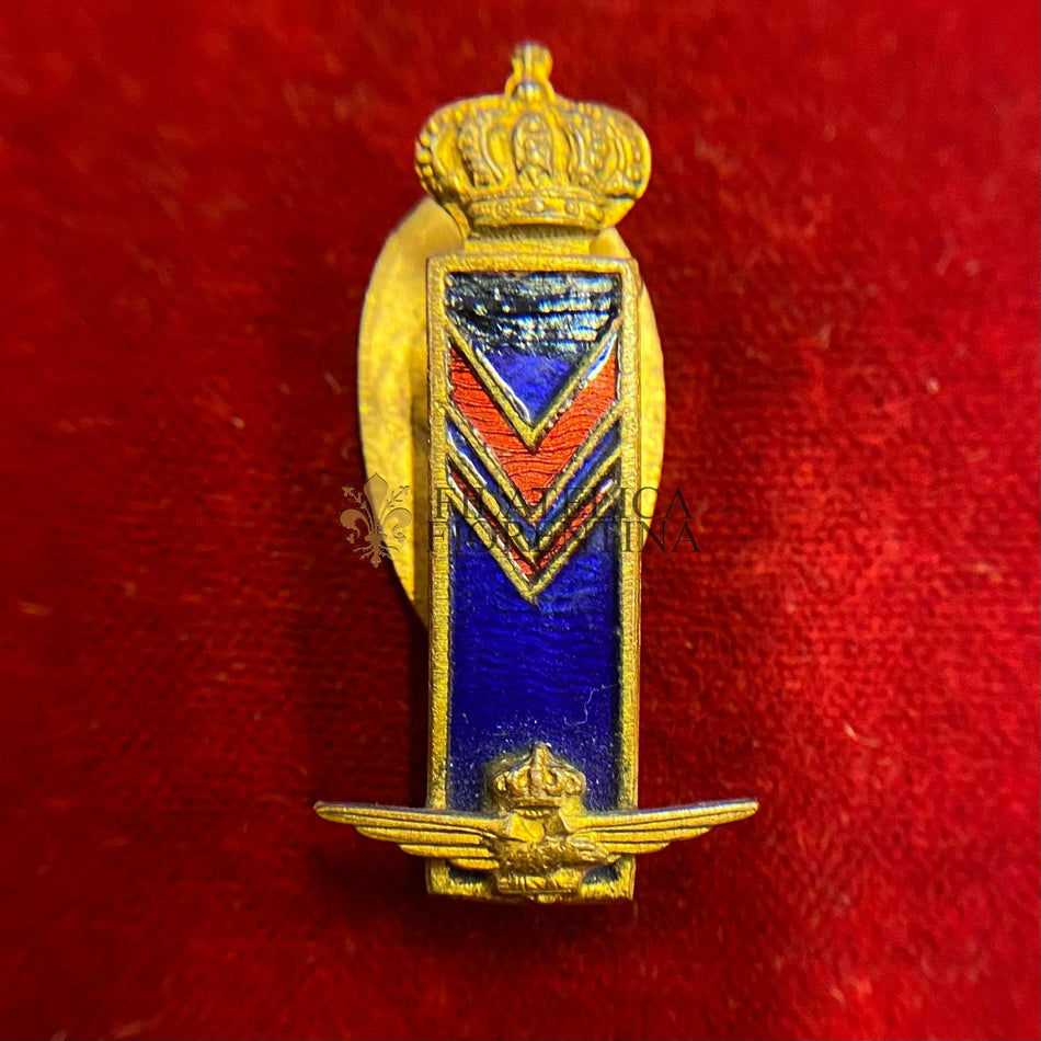 Distintivo grado militare Sergente Maggiore - Regia Aeronautica - da abito civile