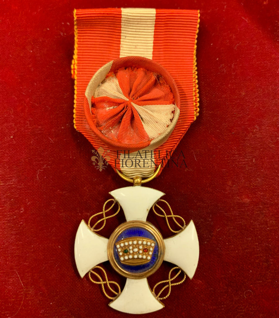 Cavaliere Ufficiale - Ordine della Corona d'Italia - Modello in Oro