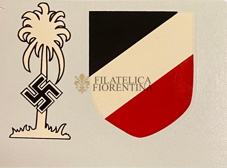 Decal reparti AFRIKA KORPS - Sfondo celeste