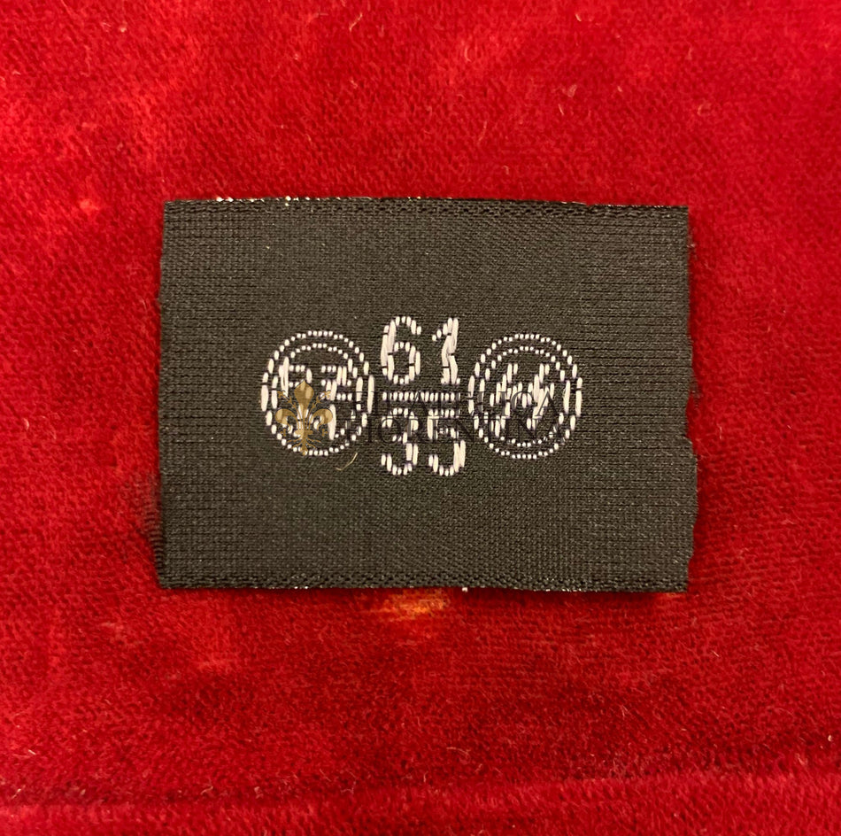 Etichetta per uniforme SS - RZM Reichszeugmeisterei