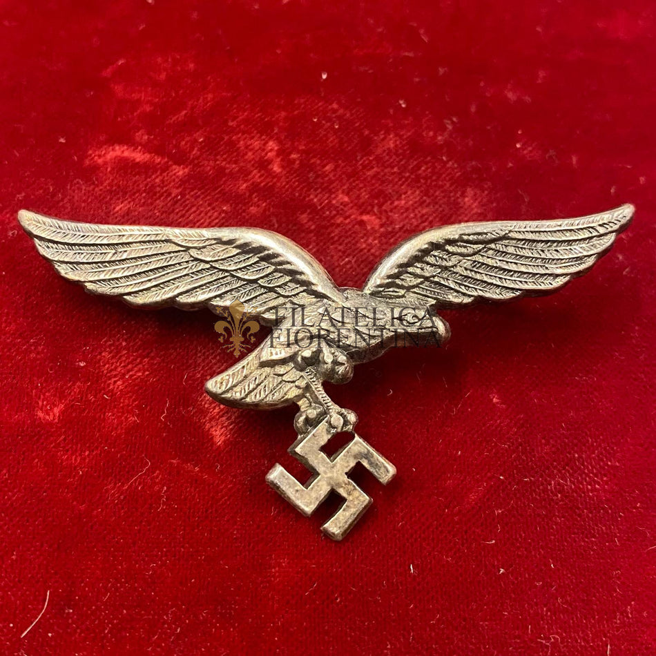 Aquila da Schirmutze per Ufficiale della Luftwaffe