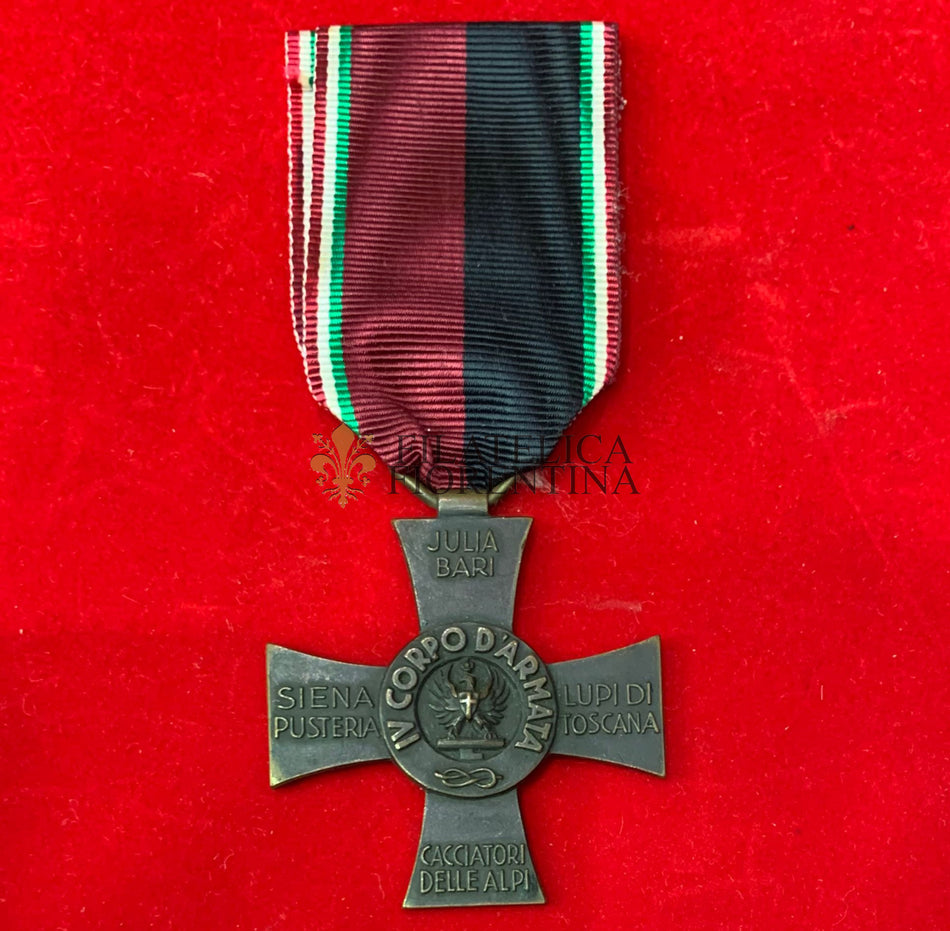 Croce del "IV° corpo d'armata sul fronte Greco e Albanese 1940-41"