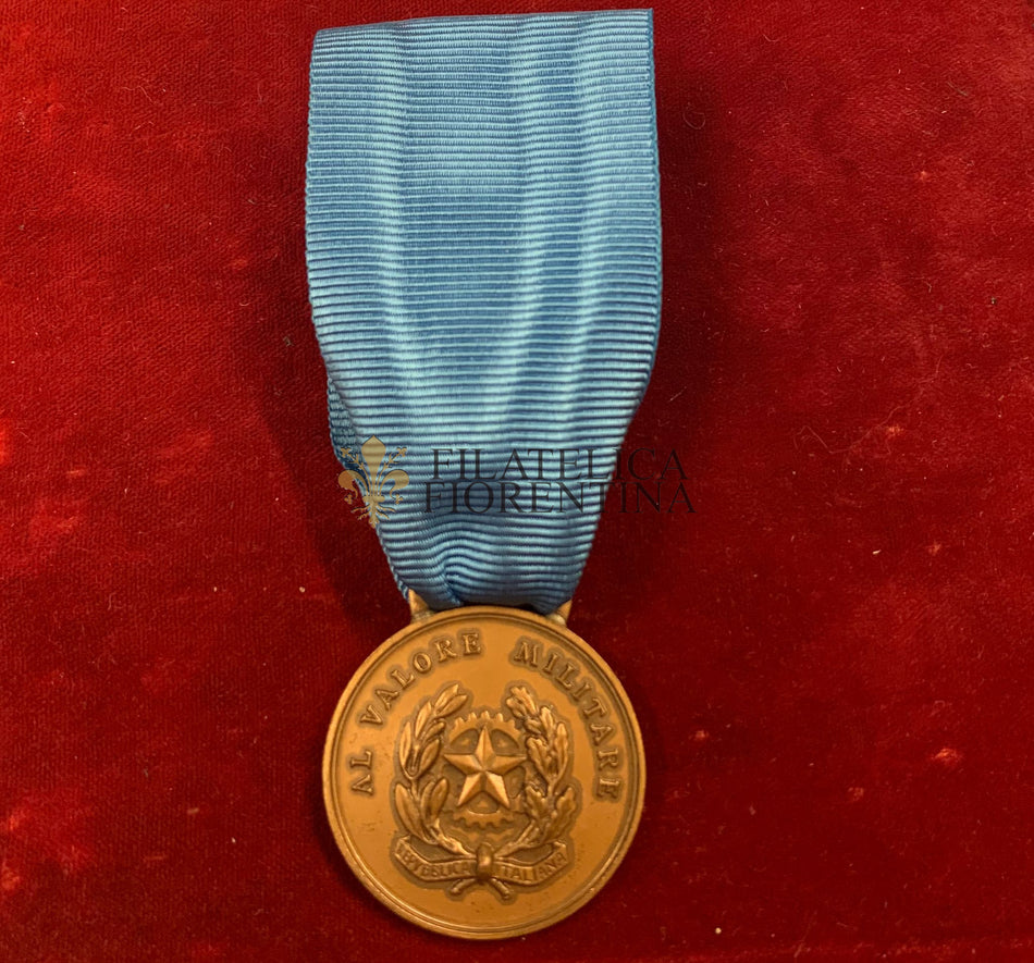 Repubblica Italiana - Medaglia Al Valore Militare - grado Bronzo