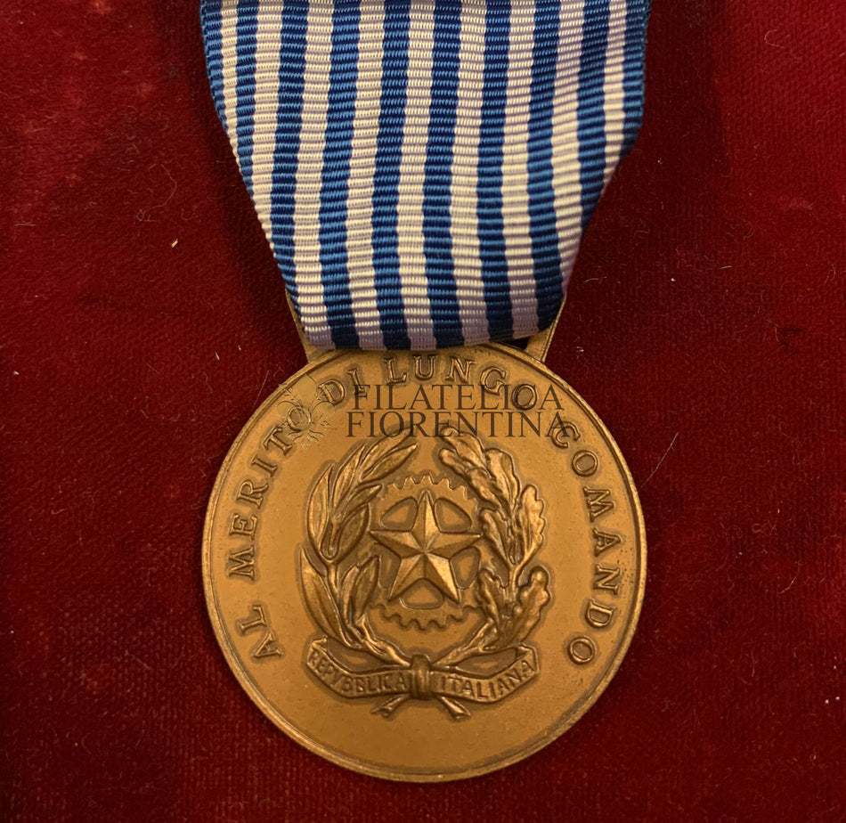Repubblica Italiana - Medaglia "Al Merito di Lungo Comando" Esercito Italiano - grado Bronzo
