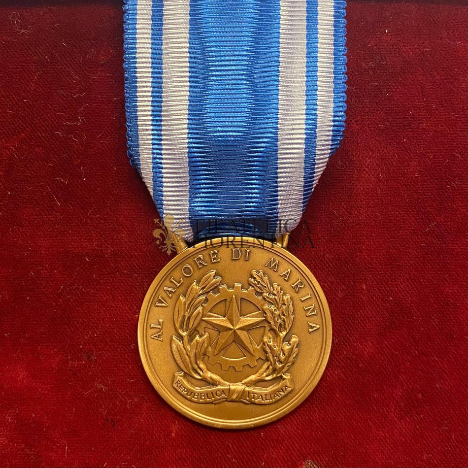 Medaglia "Al Valore di Marina" - Repubblica Italiana - Grado bronzo