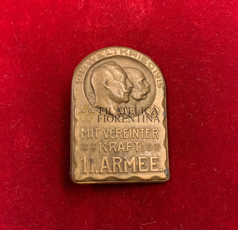 Austria - Distintivo Kappenabzeichen "11 Armee 1914 - 1918"