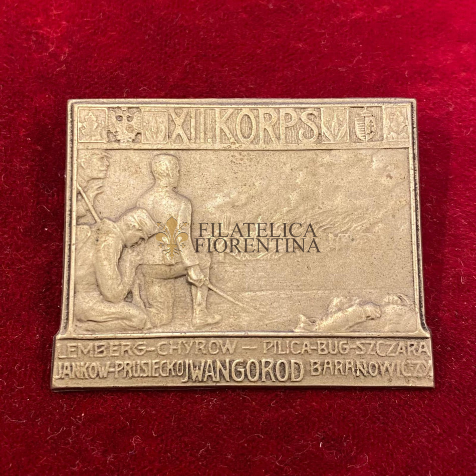 Austria Distintivo Kappenabtzeichen del XII° corpo d'armata austriaco