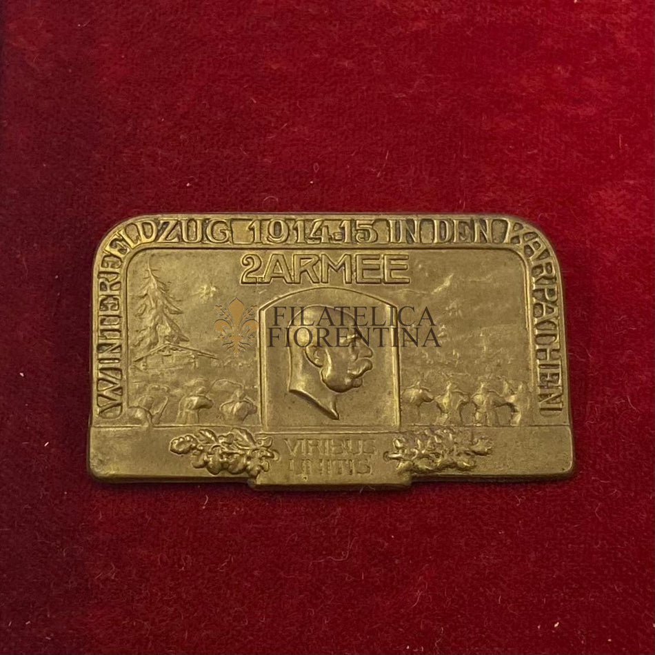 Austria distintivo Kappenabzeichen della 2^ armata 1914  - 15