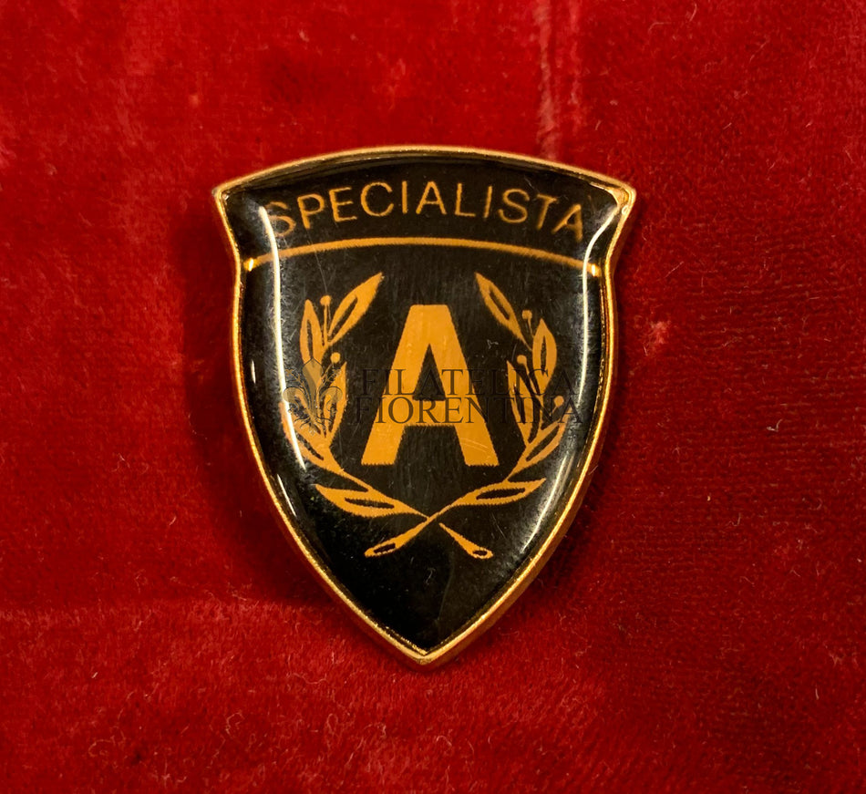 Repubblica Italiana - Brevetto di Specializzazioni "Specialista Armaiolo" - Euroconfezioni