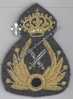 Fregio da Ufficiale della Milizia Ordinaria - (dopo la caduta del Fascismo)