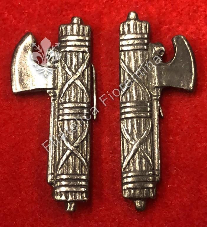 Fascetti da sottufficiali e truppa della Milizia Volontaria Sicurezza Nazionale