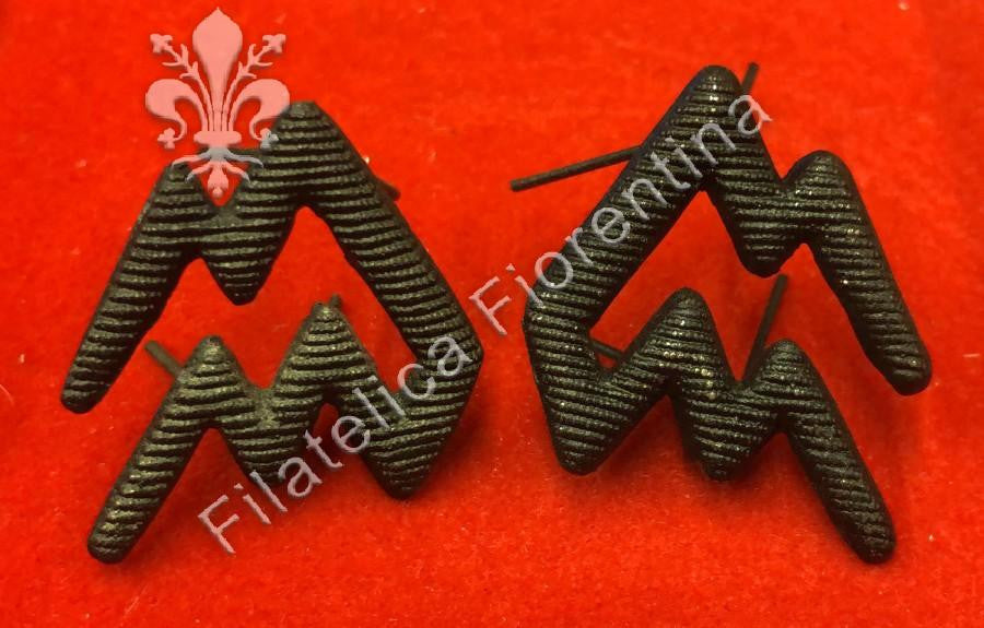 Coppia di mostrine della Guardia Nazionale Repubblicana GNR