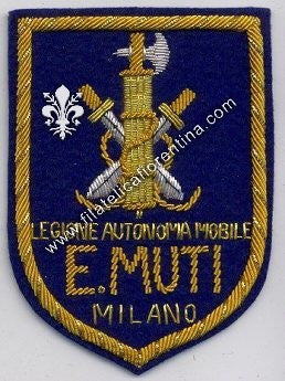 Distintivo da Ufficiale della LEGIONE AUTONOMA MOBILE E. MUTI MILANO