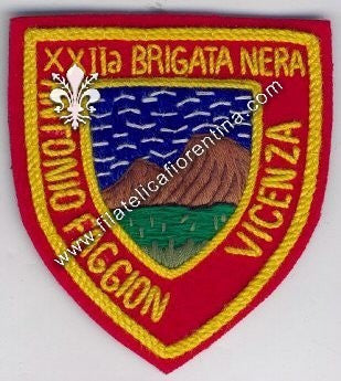 Distintivo della "XXII^ BRIGATA NERA ANTONIO FAGGION VICENZA"