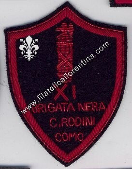 Distintivo da braccio della XI^ BRIGATA NERA C. RODINI COMO