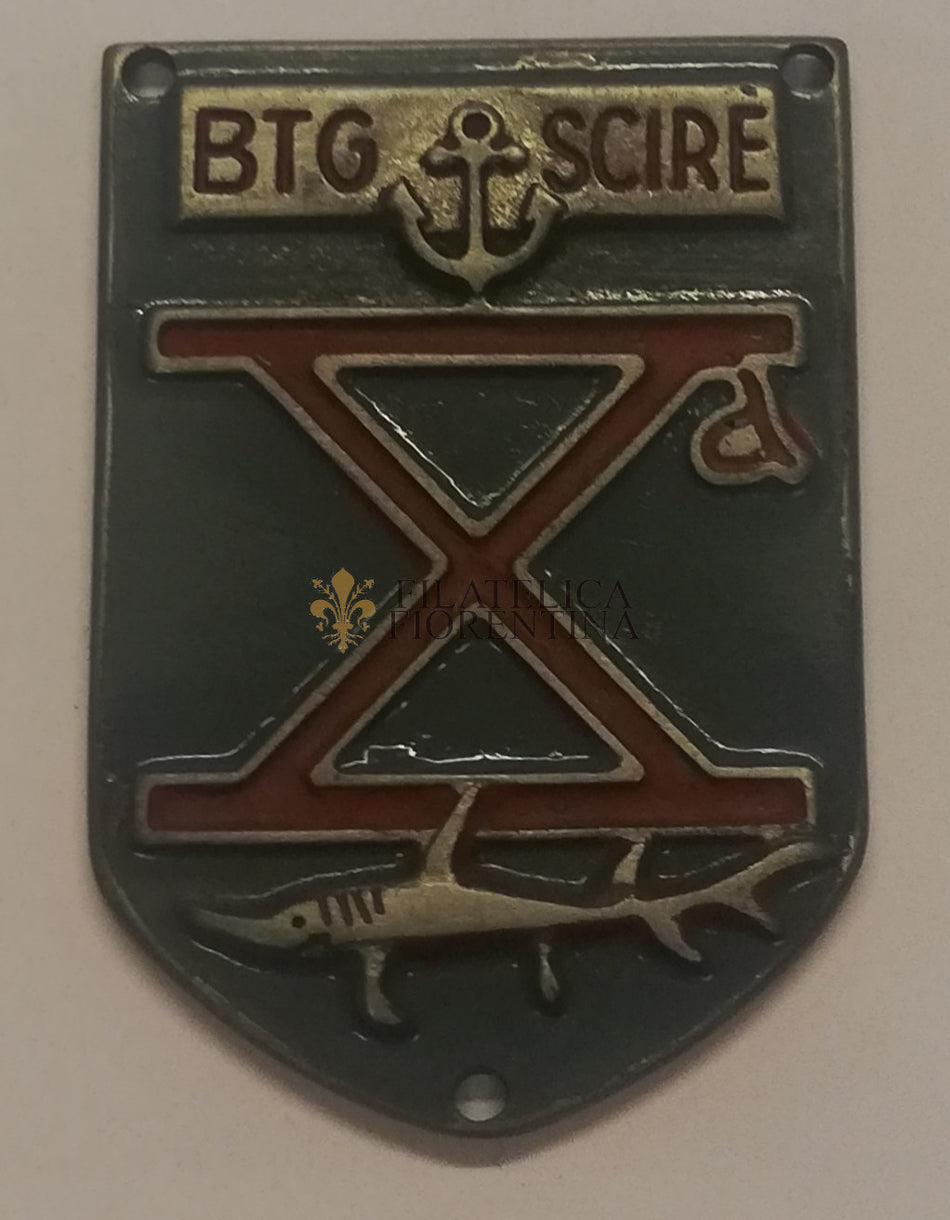 Distintivo del Btg.  Scire’  - dim. 3 cm X 4 cm